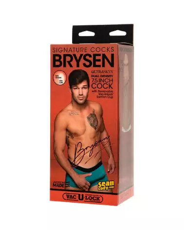 Image du Brysen Realistic ULTRASKYN Dildo de Doc Johnson - Sextoy réaliste 18 cm-4