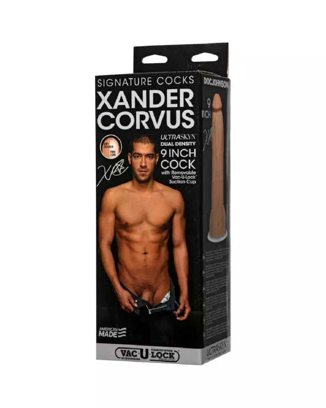 Gode réaliste Xander Corvus 9 pouces ULTRASKYN vanille Doc Johnson-4