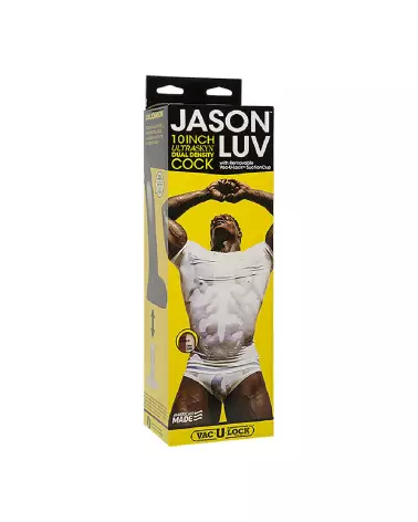 Dildo réaliste Jason Luv ULTRASKYN 25 cm de Doc Johnson avec base ventouse-2