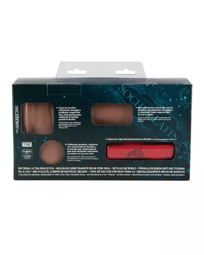 Realistic ULTRASKYN Cock 8 pouces avec testicules de Doc Johnson-2