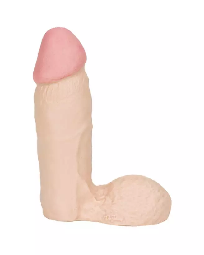 Doc Johnson Thick Dong with Balls 7 Inch White Realistic Sextoy-1