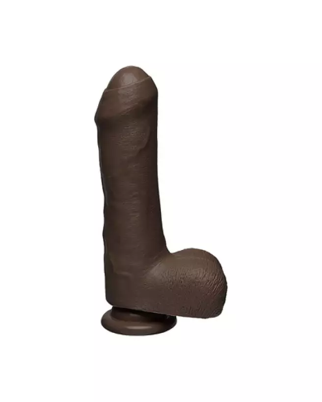 Image du Dildo Réaliste Uncut D de Doc Johnson avec testicules, FIRMSKYN, 7 pouces-1