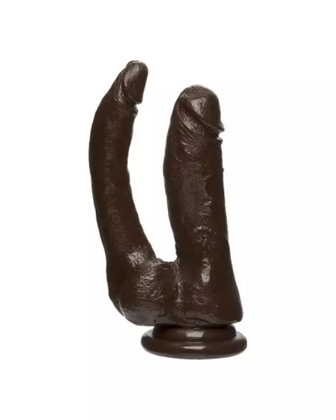 Image Double Dippin' D de Doc Johnson - Dildo Réaliste Double Penetration FIRMSKYN-1