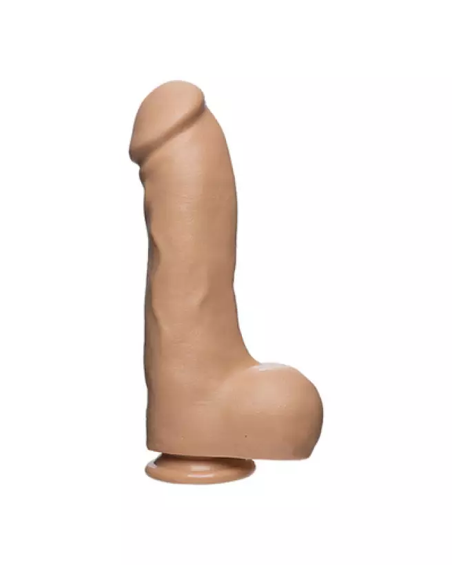 Image du Master D FIRMSKYN Dildo réaliste avec testicules par Doc Johnson - Sextoy réaliste 30 cm-1
