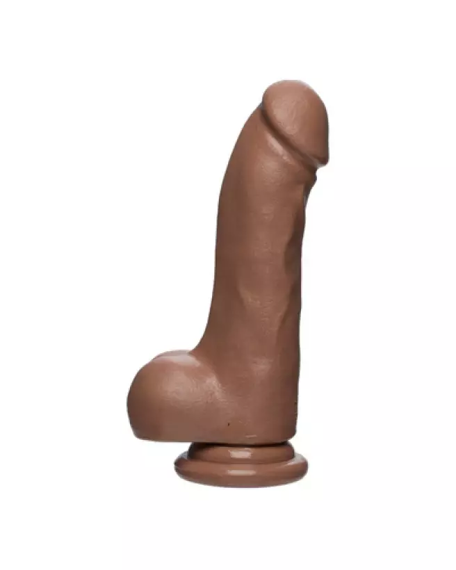 Dildo réaliste FIRMSKYN Doc Johnson avec testicules, 18 cm-1