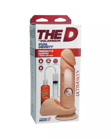 Sextoy Perfect D Squirting ULTRASKYN 7 inch Vanilla by Doc Johnson-3