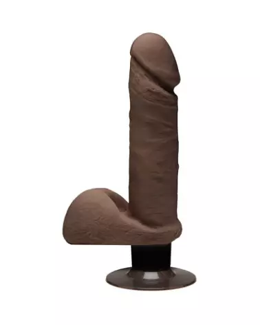 Perfect D ULTRASKYN Dildo Réaliste avec Testicules de Doc Johnson 7 pouces 18 cm-1