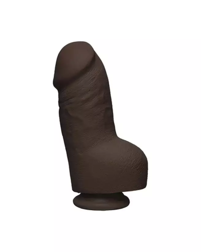Fat D ULTRASKYN Dildo réaliste avec testicules de Doc Johnson 20 cm-1