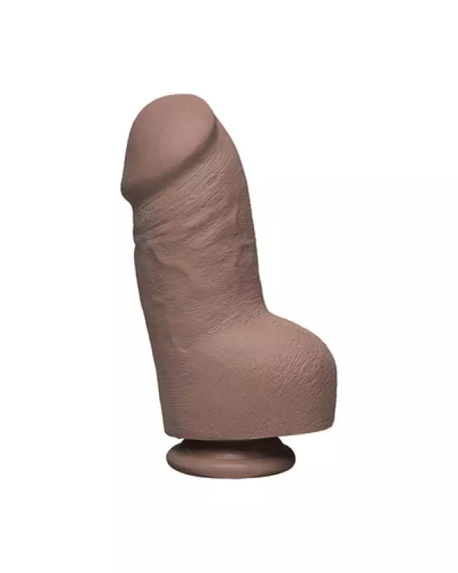 Image du dildo réaliste Fat D de Doc Johnson avec ULTRASKYN et testicules, 20 cm-1