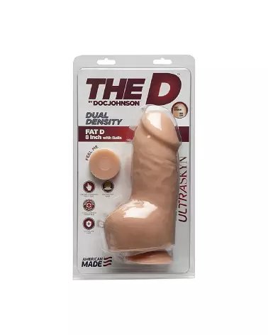 Photo du Fat D ULTRASKYN 20 cm de Doc Johnson - Dildo réaliste avec testicules-2