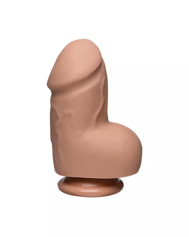 Dildo réaliste Fat D ULTRASKYN avec testicules de Doc Johnson, 15 cm-1