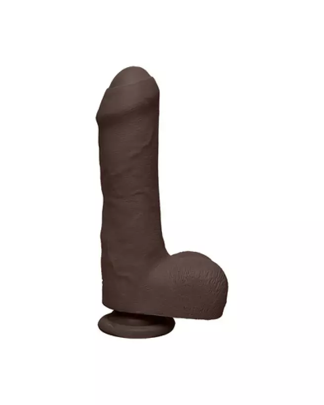 Image du dildo réaliste Uncut D de Doc Johnson en ULTRASKYN avec testicules, 18 cm-1