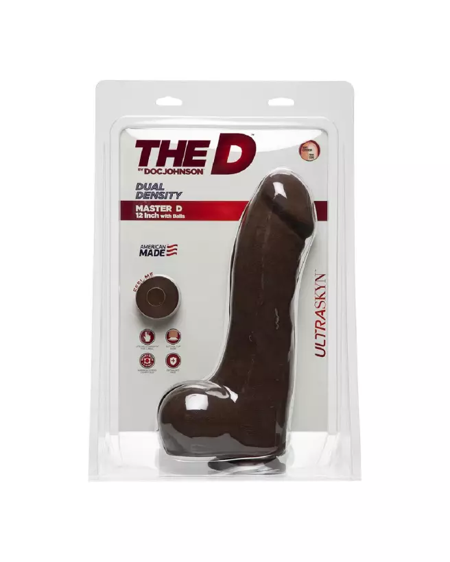 Master D ULTRASKYN dildo réaliste avec testicules de Doc Johnson 30 cm-2