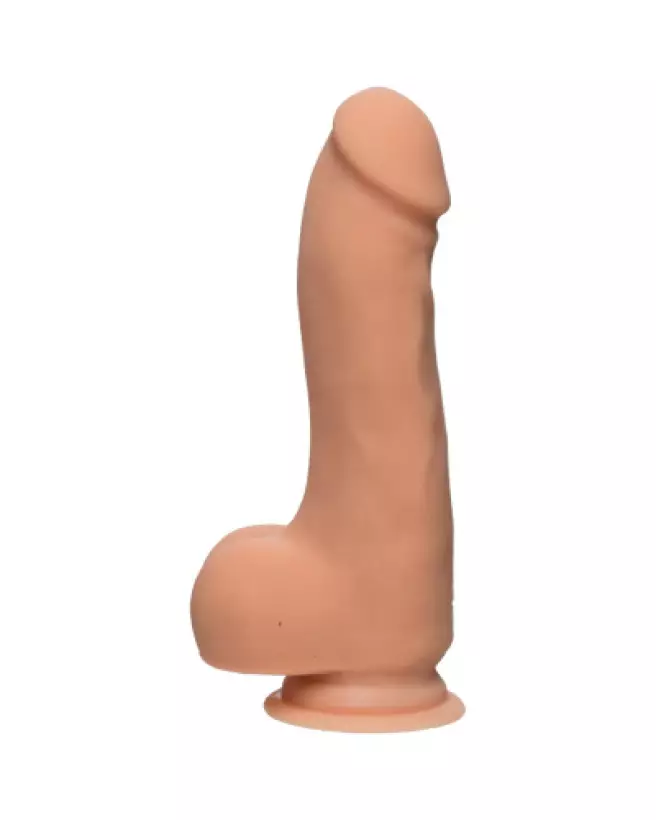 Dildo réaliste Master D ULTRASKYN de Doc Johnson avec testicules pour une expérience authentique-1