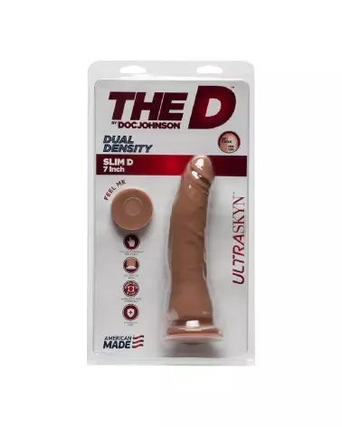 Image du dildo Thin D ULTRASKYN 7 pouces de Doc Johnson - Sextoy réaliste-2