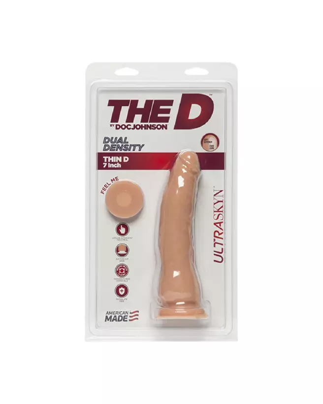 Dildo réaliste Thin D ULTRASKYN 7 pouces Doc Johnson-2