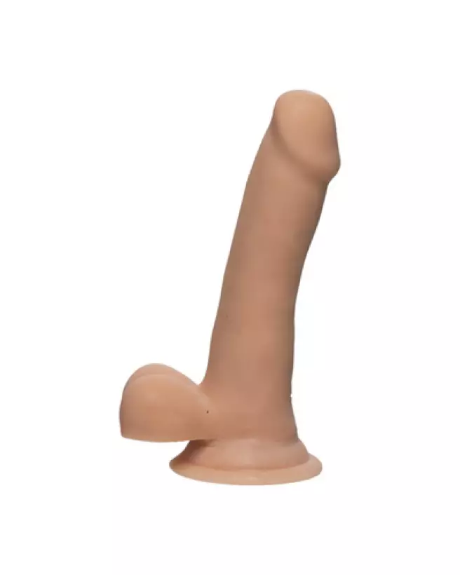 Image du Slim D Realistic ULTRASKYN Dildo with Balls de Doc Johnson - Sextoy réaliste de 15 cm-1
