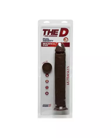 Realistic D ULTRASKYN Dildo 12 pouces par Doc Johnson - Sextoy Réaliste-3