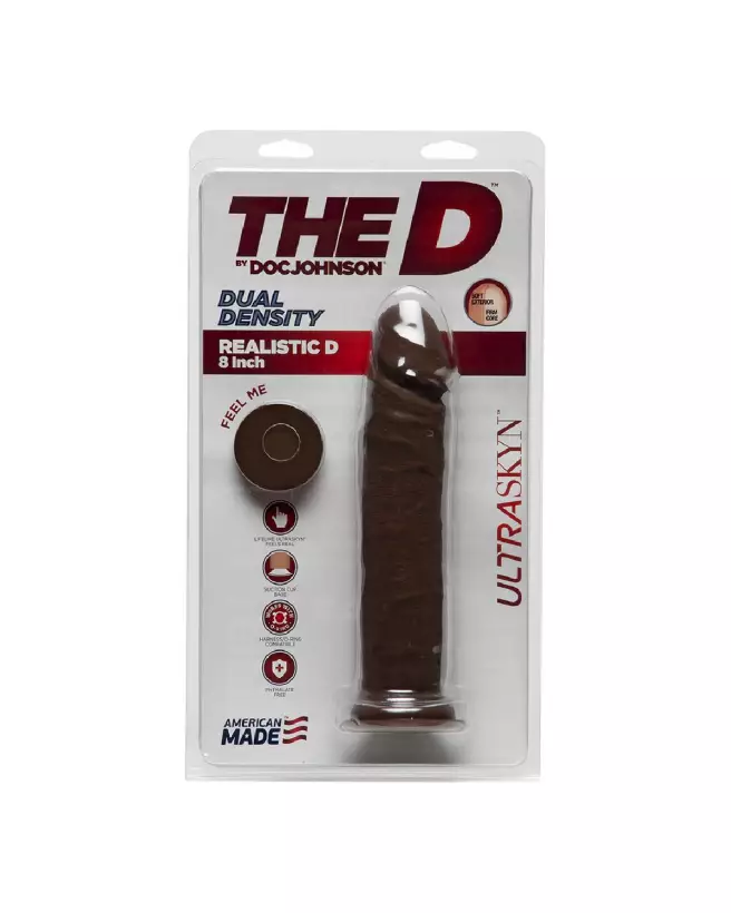 Realistic ULTRASKYN Dildo 8 pouces Doc Johnson Sextoy Réaliste-3