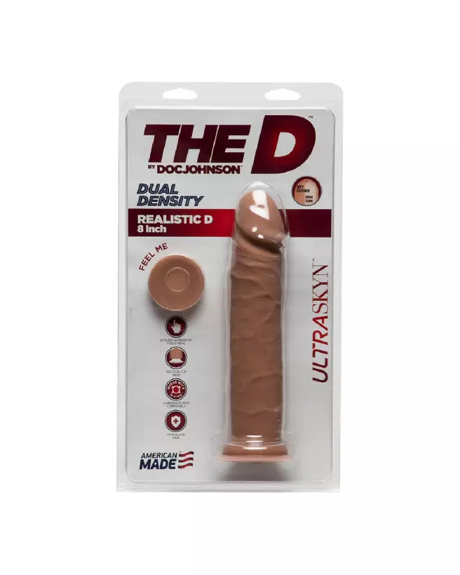 Realistic D ULTRASKYN Dildo 8 Inch par Doc Johnson - Sextoy Réaliste-3