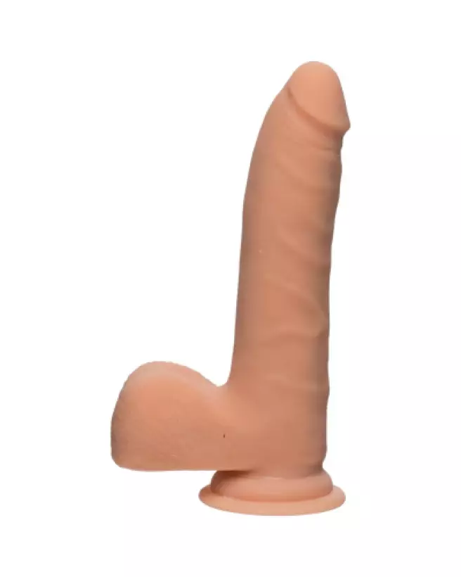 Image du Dildo Réaliste D Slim ULTRASKYN avec Testicules de Doc Johnson 7 pouces-1