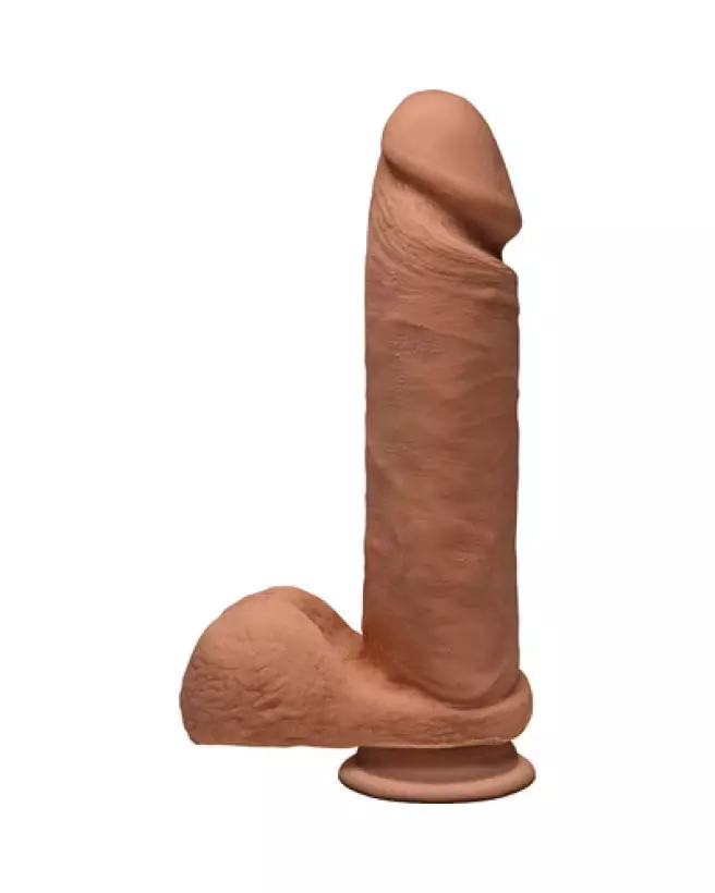 Image du Perfect D ULTRASKYN 8 pouces de Doc Johnson avec testicules réalistes-1