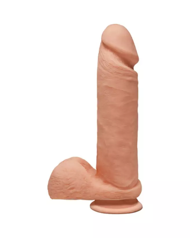 Perfect D Realistic ULTRASKYN Dildo with Balls 8 Inch by Doc Johnson-1