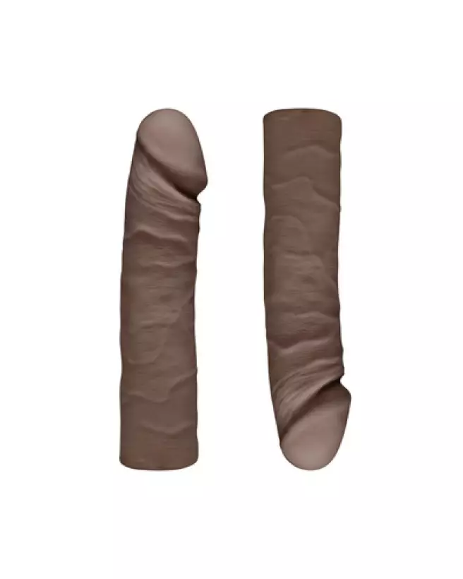 Double Dildo ULTRASKYN réaliste de Doc Johnson 40 cm pour plaisir double-1