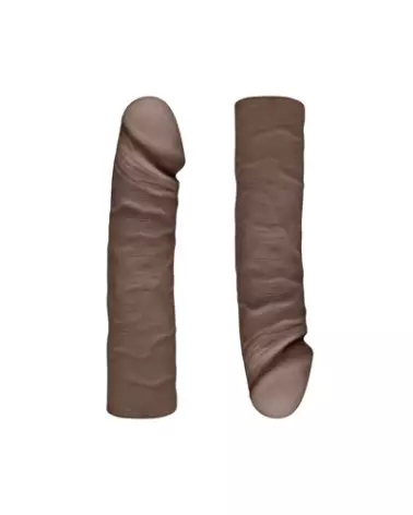 Double Dildo ULTRASKYN réaliste de Doc Johnson 40 cm pour plaisir double-1