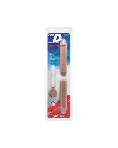 Double Dildo ULTRASKYN 40cm de Doc Johnson - Sextoy Réaliste Double Pénétration-2