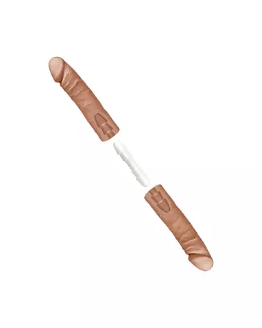 Double Dildo ULTRASKYN 40cm de Doc Johnson - Sextoy Réaliste Double Pénétration-4