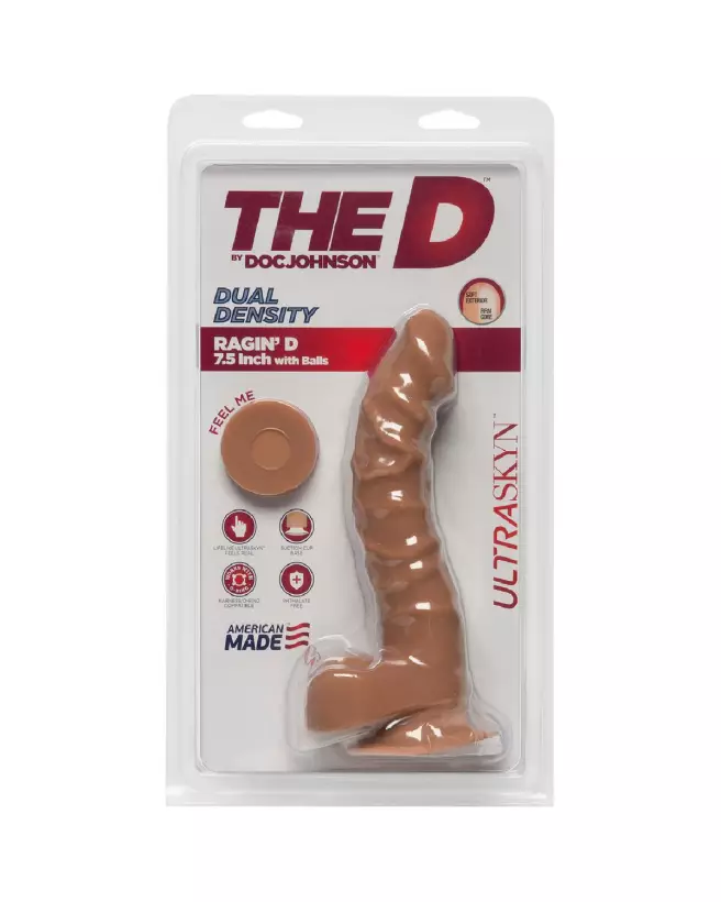 Image du Ragin' D - Dildo Réaliste ULTRASKYN 25 cm de Doc Johnson-3