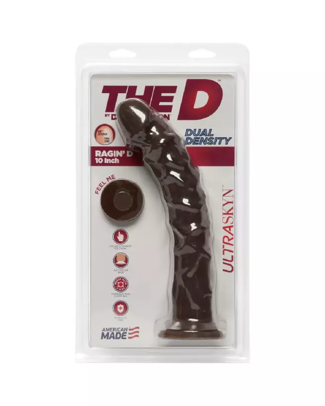 Ragin' D ULTRASKYN Dildo 10 pouces réaliste par Doc Johnson-2