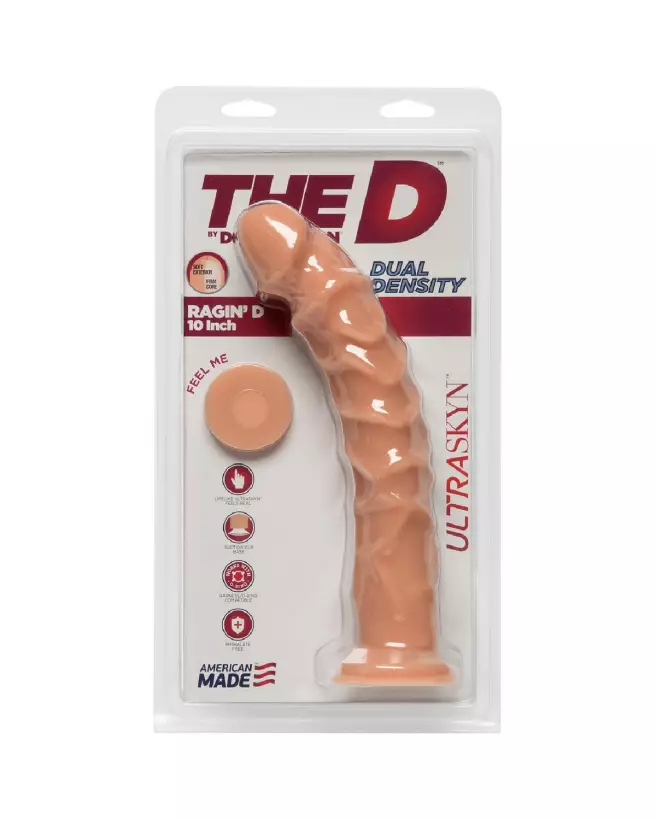 Image du Ragin' D - Dildo réaliste ULTRASKYN 25 cm de Doc Johnson-2