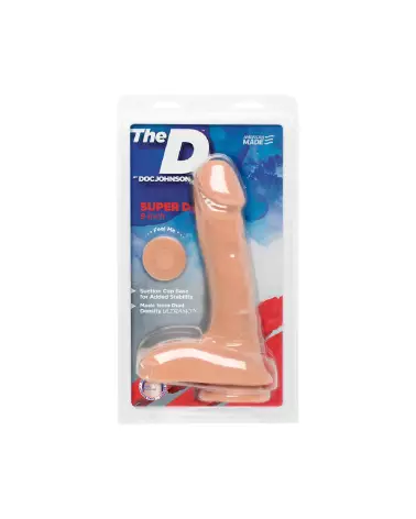 Super D Realistic ULTRASKYN Dildo 9 pouces par Doc Johnson-3