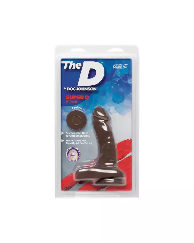 Image du Sextoy Réaliste Super D 6 pouces de Doc Johnson-2