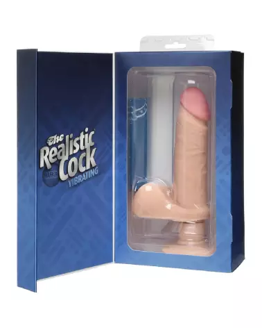 Vibrating Dildo with Balls 6 Inch by Doc Johnson - Realistic Sextoy-3