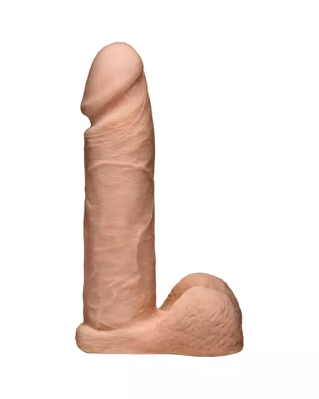 Harness ULTRASKYN et Dildo 8 pouces Doc Johnson, Sextoy Réaliste-1