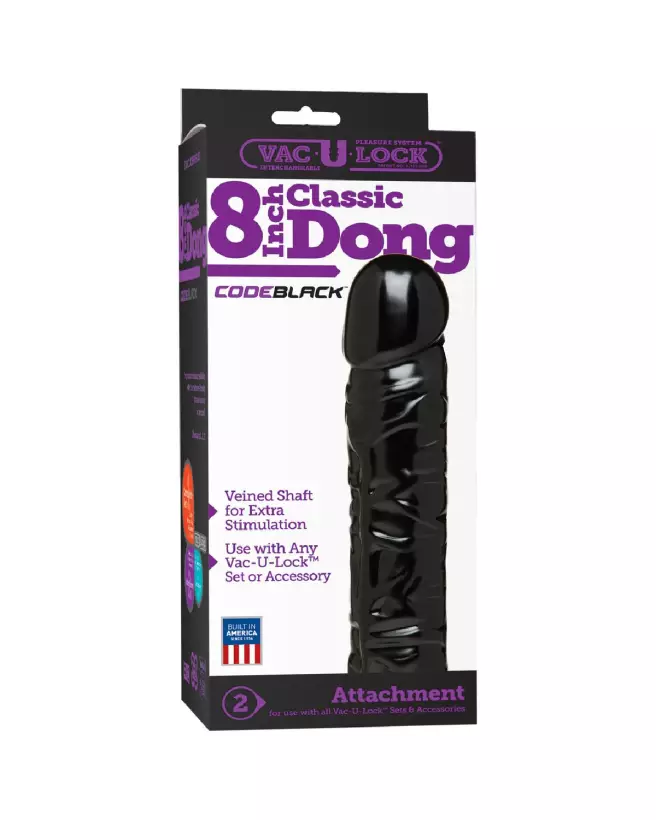 Image du Classic Dildo 8 pouces de Doc Johnson - Sextoy Réaliste Haut de Gamme-3