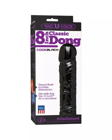Image du Classic Dildo 8 pouces de Doc Johnson - Sextoy Réaliste Haut de Gamme-3