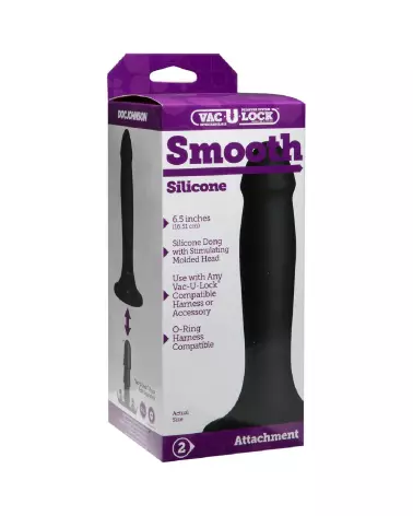 Image du Smooth Silicone Dildo de Doc Johnson, plug anal en silicone premium-2