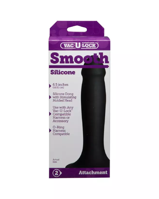 Image du Smooth Silicone Dildo de Doc Johnson, plug anal en silicone premium-3