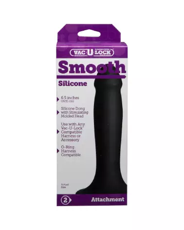 Image du Smooth Silicone Dildo de Doc Johnson, plug anal en silicone premium-3
