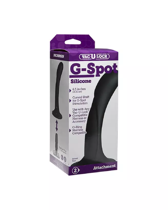 Image du dildo G-Spot en silicone Doc Johnson pour stimulation du point G et plaisir anal-2