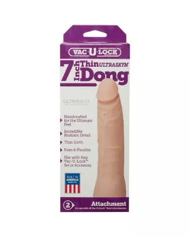 Image du dildo réaliste ULTRASKYN 18 cm par Doc Johnson - Sextoy haut de gamme-3
