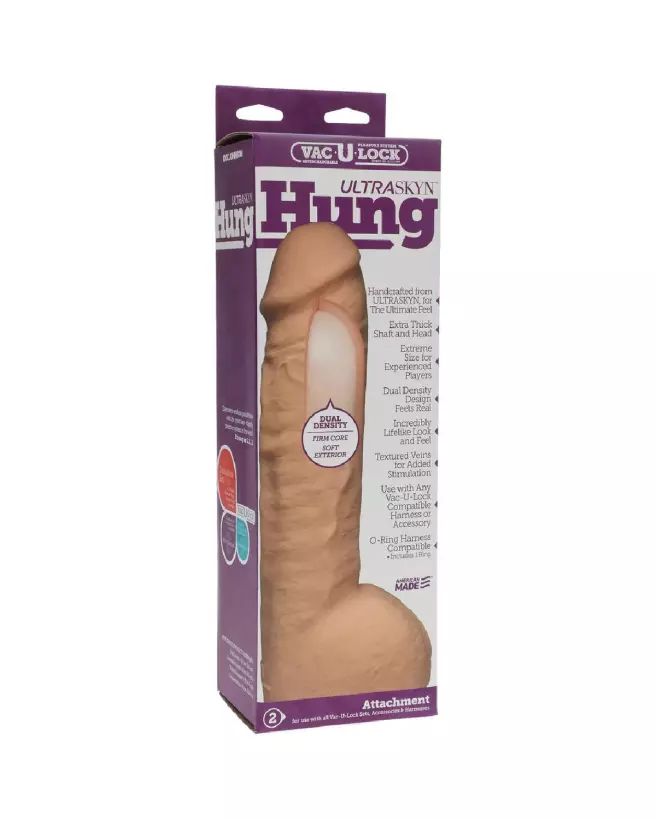 Realistic Hung ULTRASKYN Dildo par Doc Johnson - Sextoy Réaliste Haute Qualité-2