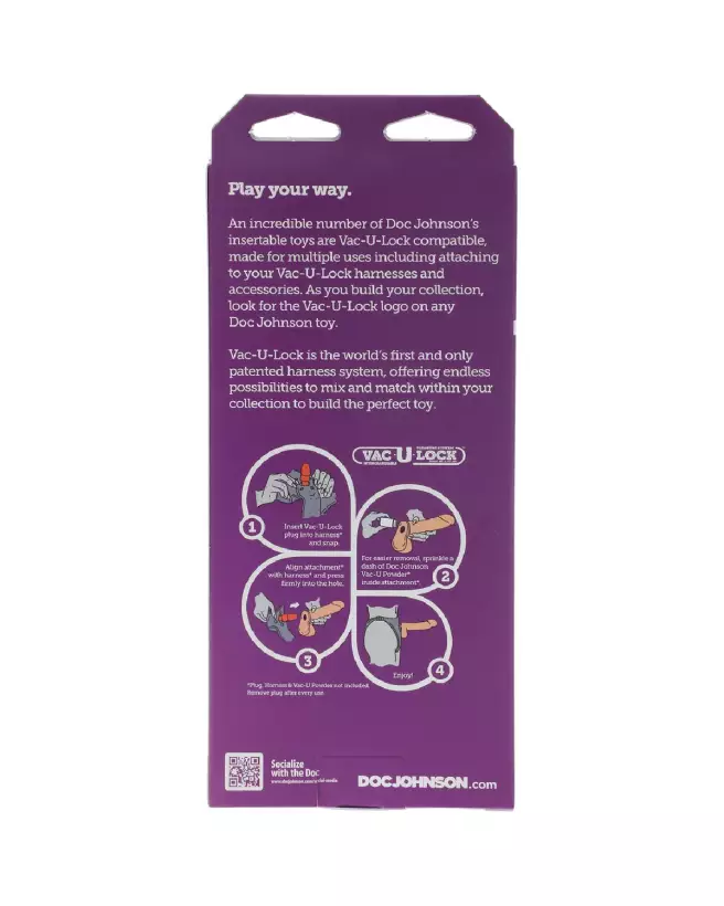 UR3 Cock 6 pouces brun de Doc Johnson - Sextoy Réaliste-3