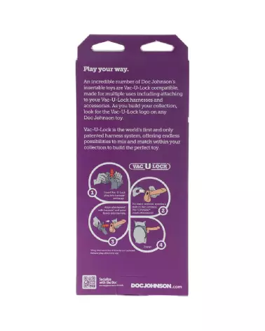 UR3 Cock 6 pouces brun de Doc Johnson - Sextoy Réaliste-3