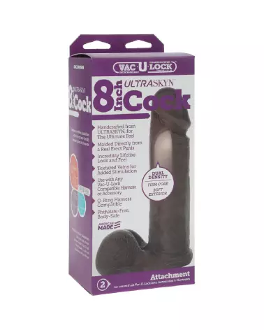 Dildo ULTRASKYN réaliste 20 cm de Doc Johnson pour sensations authentiques-2