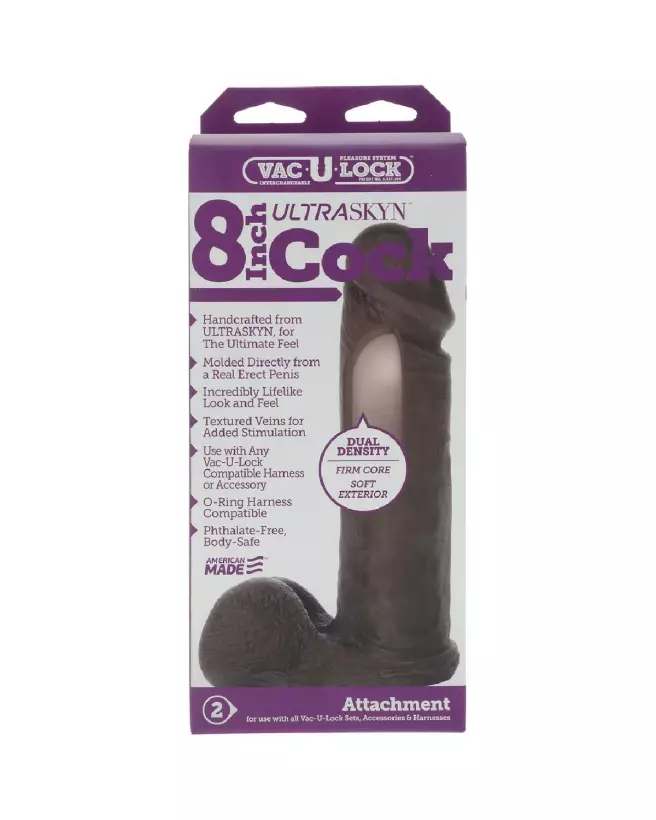 Dildo ULTRASKYN réaliste 20 cm de Doc Johnson pour sensations authentiques-3